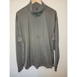 Mens Gray Nike Golf Quarter Zip Pullover Sz Xl